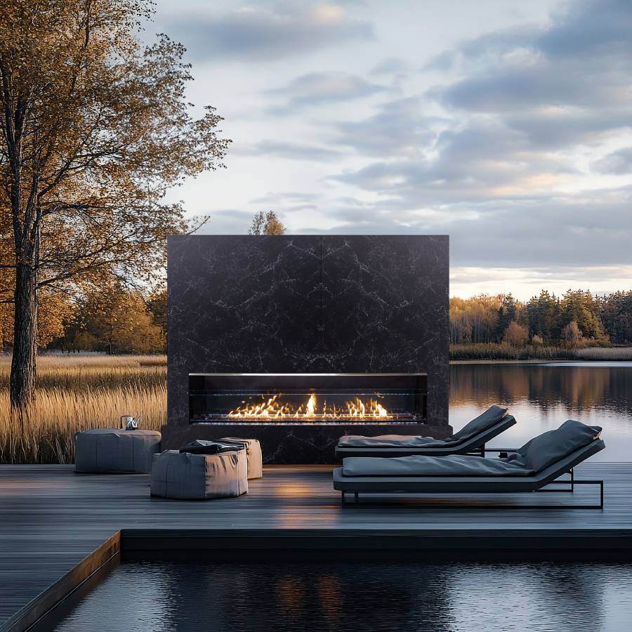 ortal outdoor fireplace